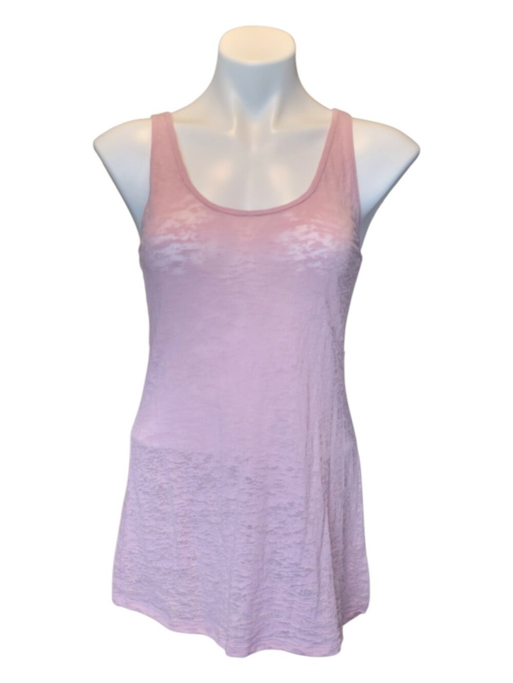 *FREEBIE* Mudd Junior Size Large Pink Burnout Tank Top